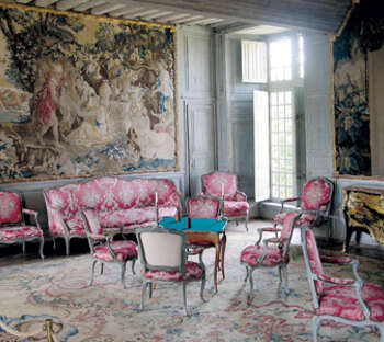 Photo d'un salon style Louis XV