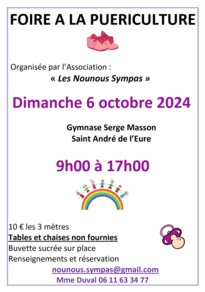 Foire à la puériculture - Sain-André de l'Eure